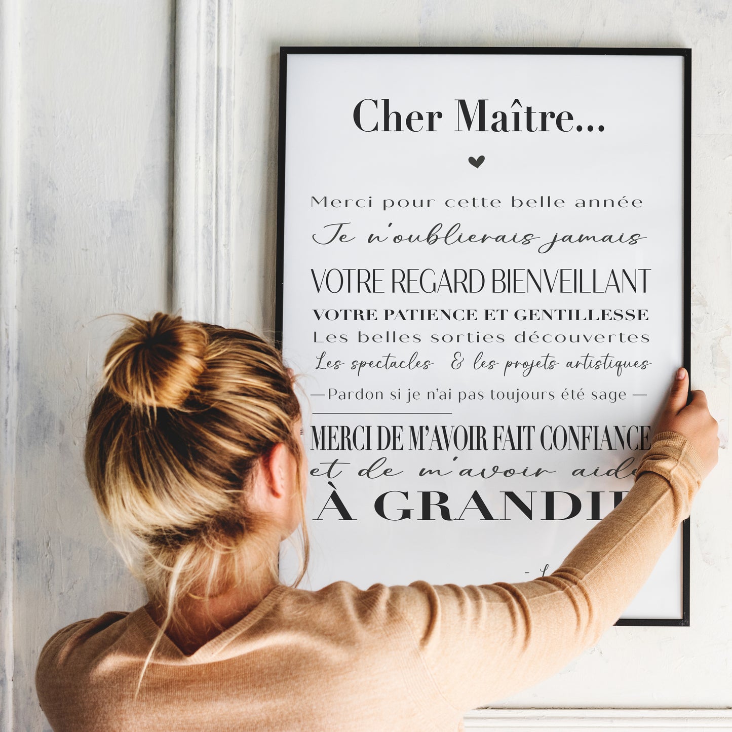 Affiche Maître : Un Message Touchant