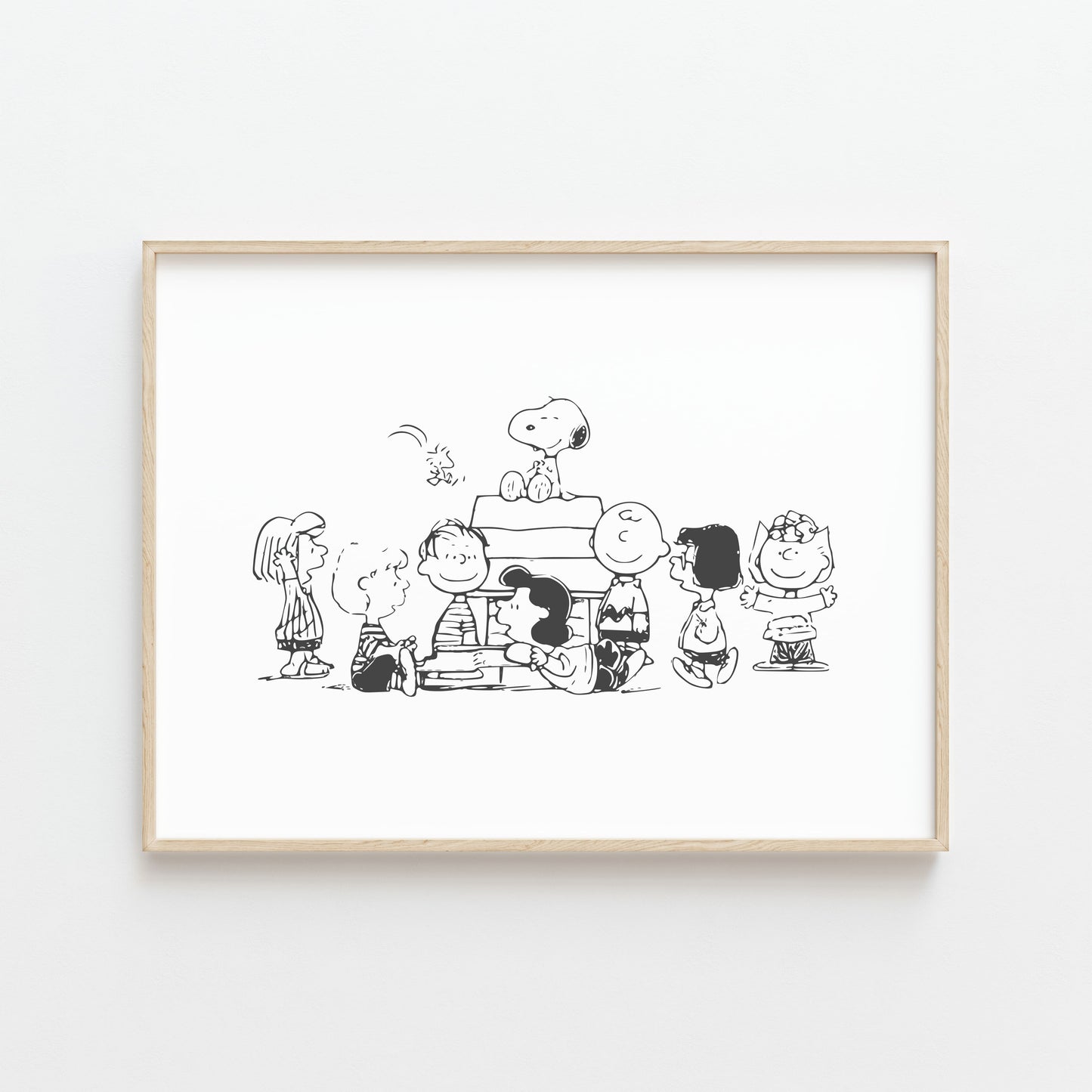 Poster Snoopy The Gang : Décoration d'intérieur pour les amoureux de Snoopy