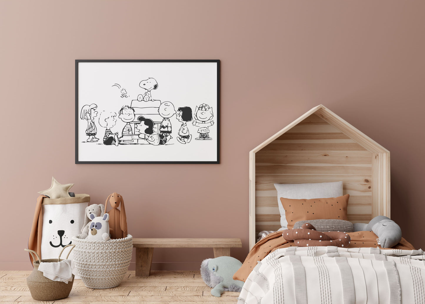 Poster Snoopy The Gang : Décoration d'intérieur pour les amoureux de Snoopy