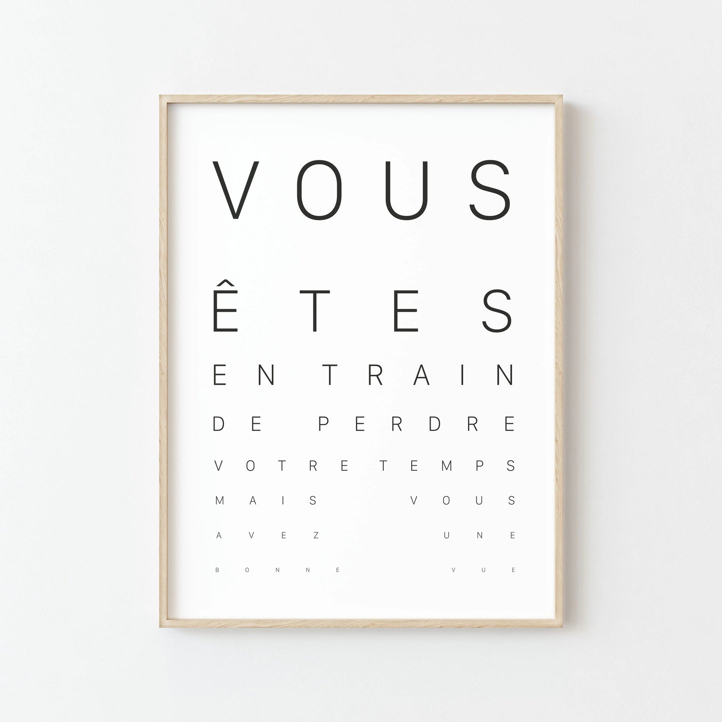Vous êtes en train de perdre votre temps'