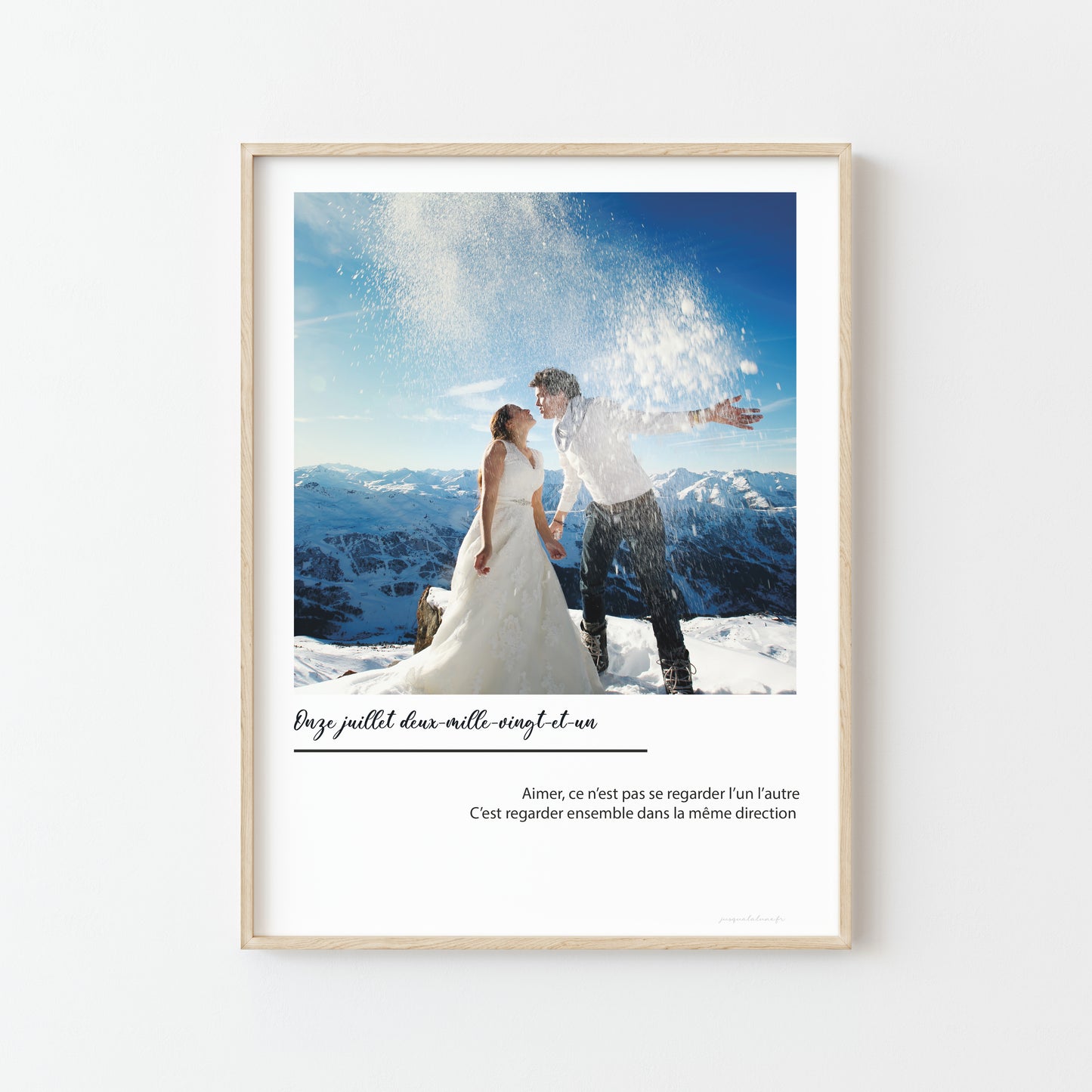 Capturez vos moments précieux avec l'affiche "Photo Notre Date"