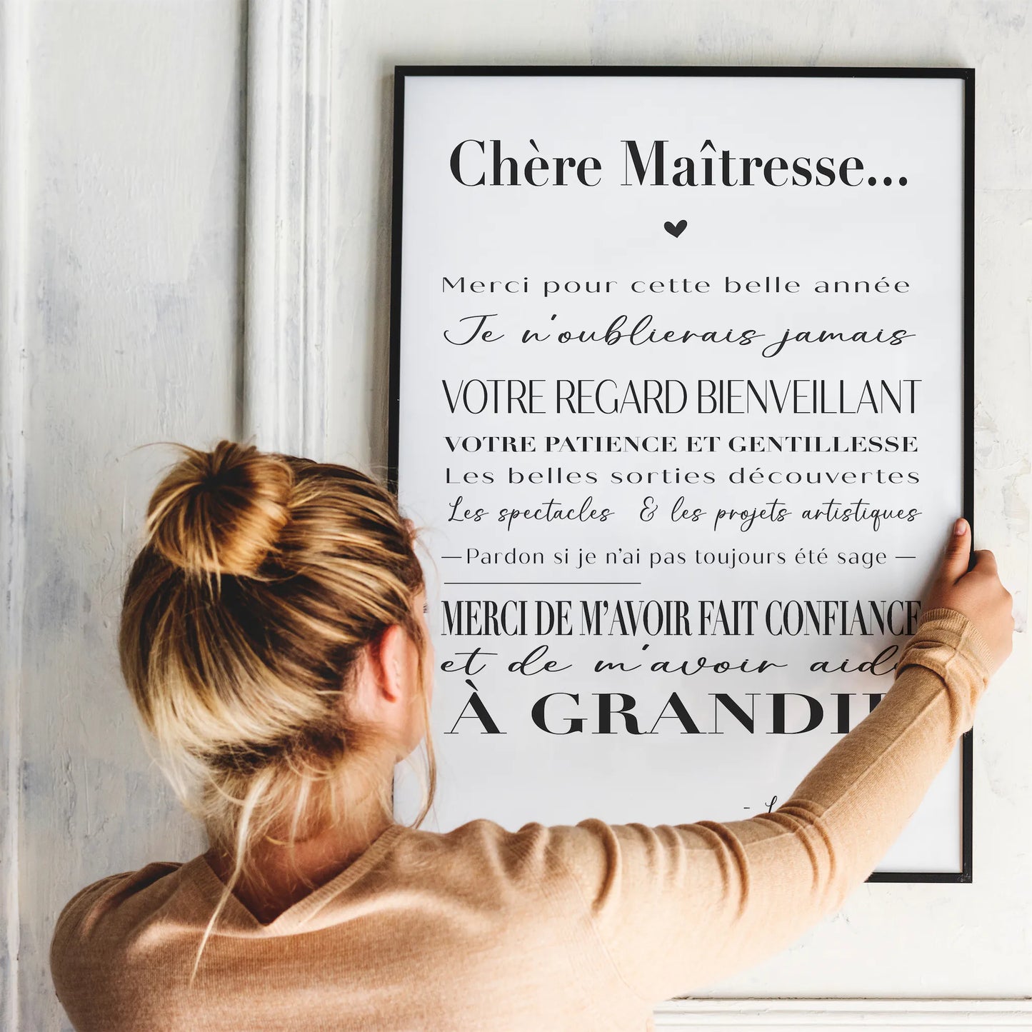 Affiche Maîtresse : Hommage Sincère