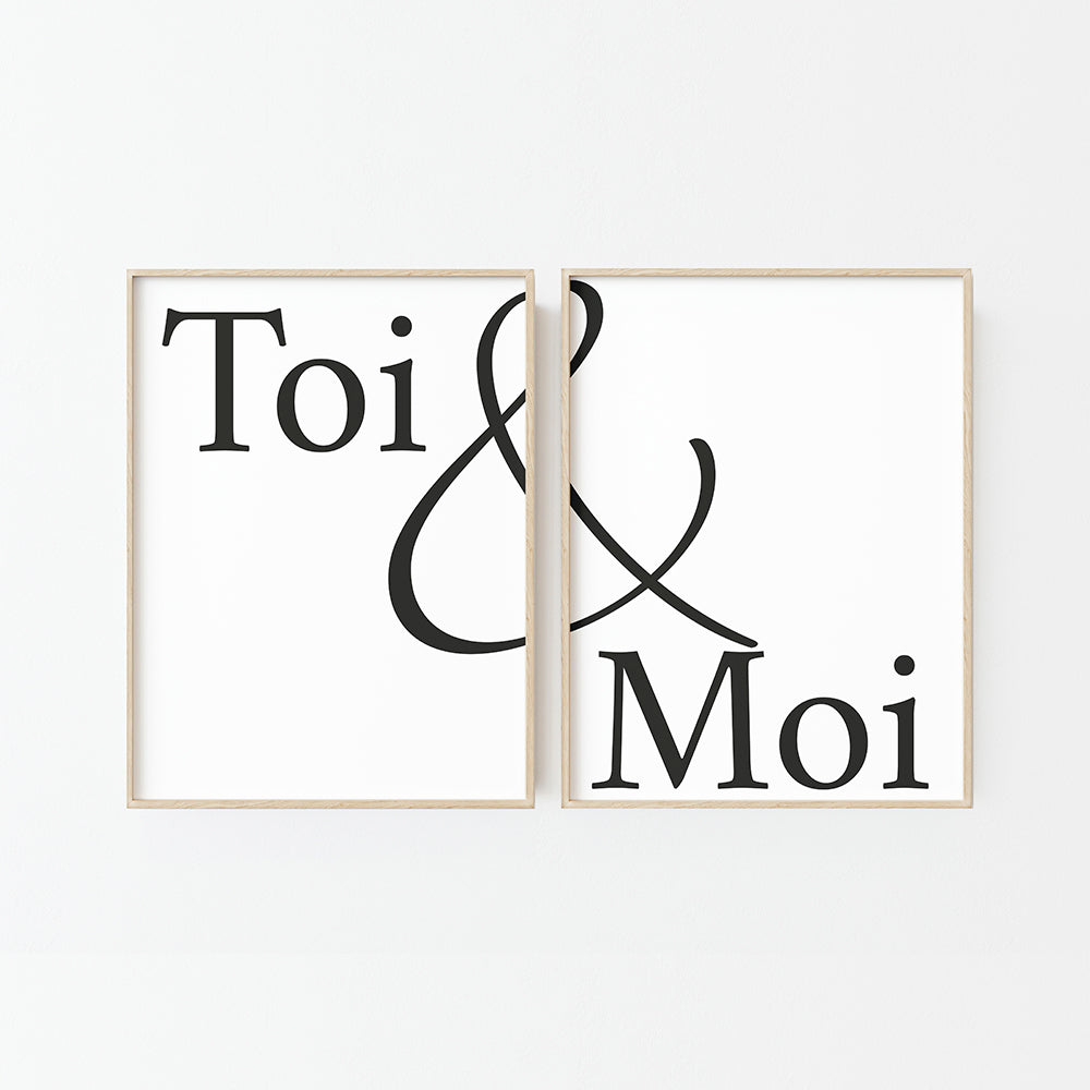 DOUBLE AFFICHE TOI & MOI