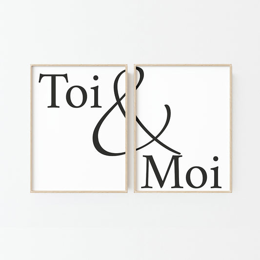 DOUBLE AFFICHE TOI & MOI