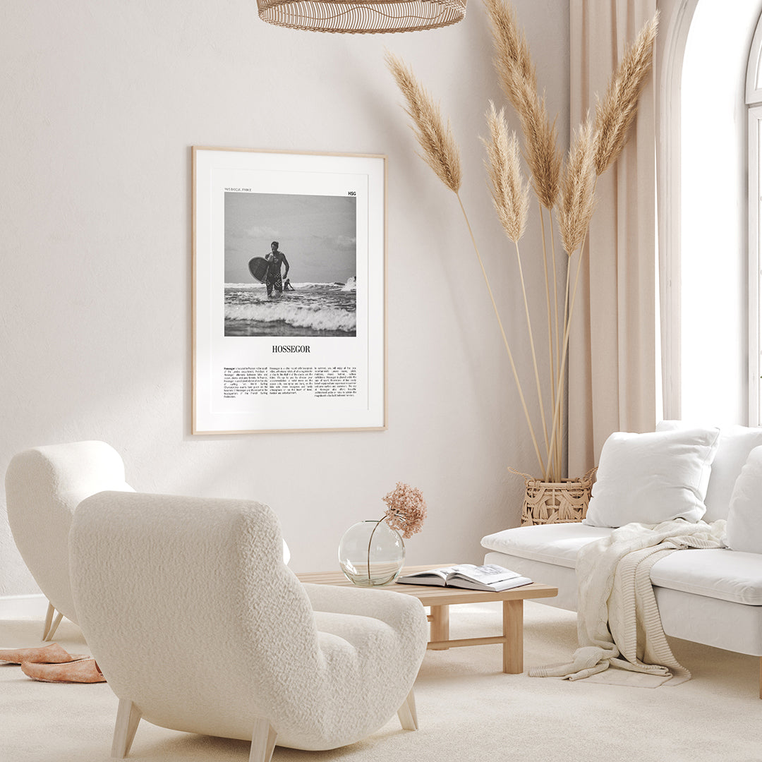Affiche vintage Hossegor: une touche de charme à votre maison
