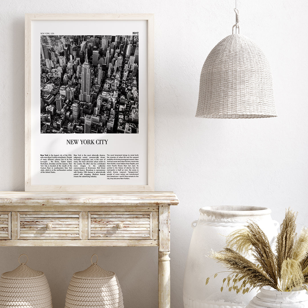 L'affiche New York City : l'essence d'une ville iconique