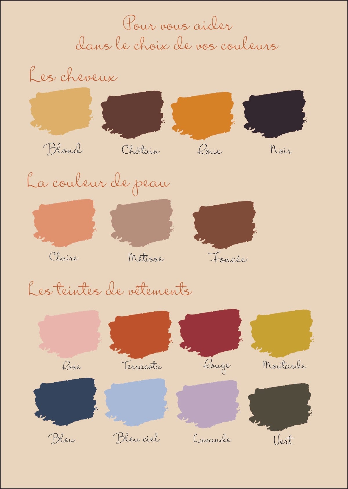 AFFICHE PERSONNALISEE PETITE FILLE EN ROBE