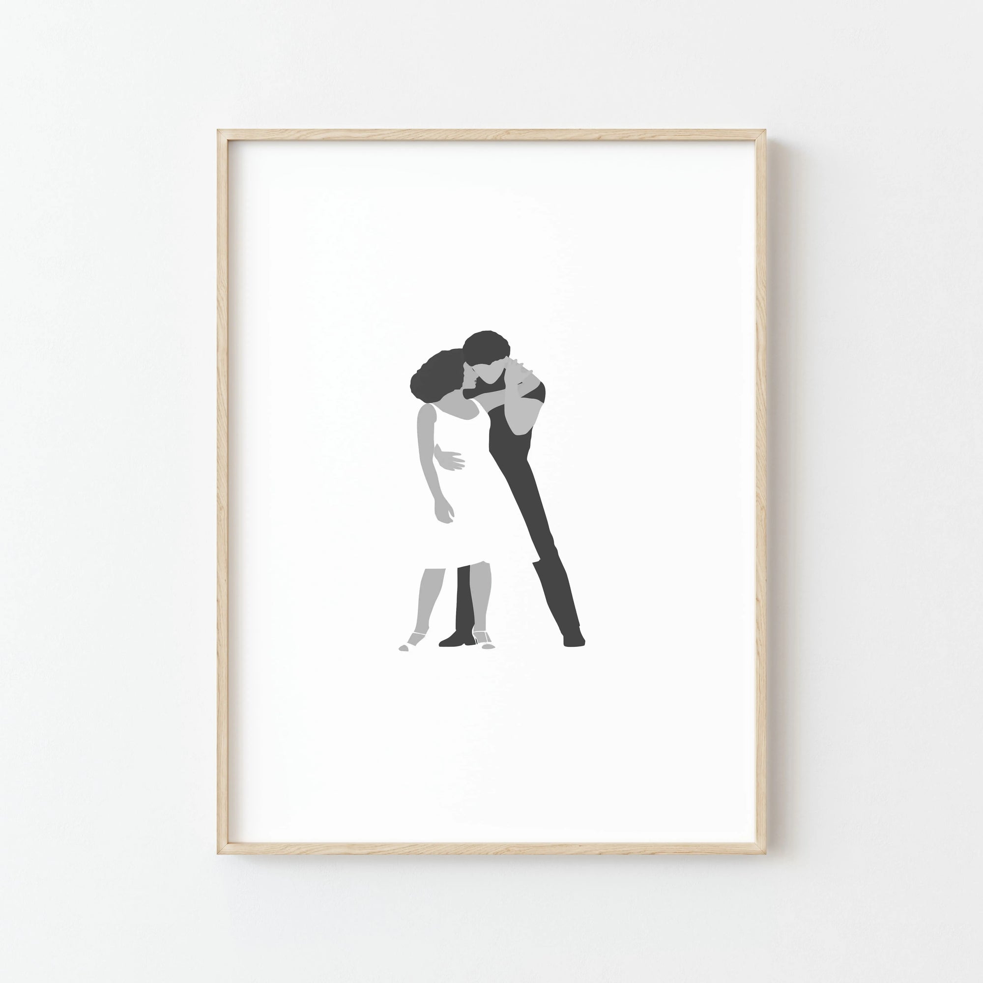 Affiche Dirty Dancing I - Classique et Unique En Noir &amp; Blanc
