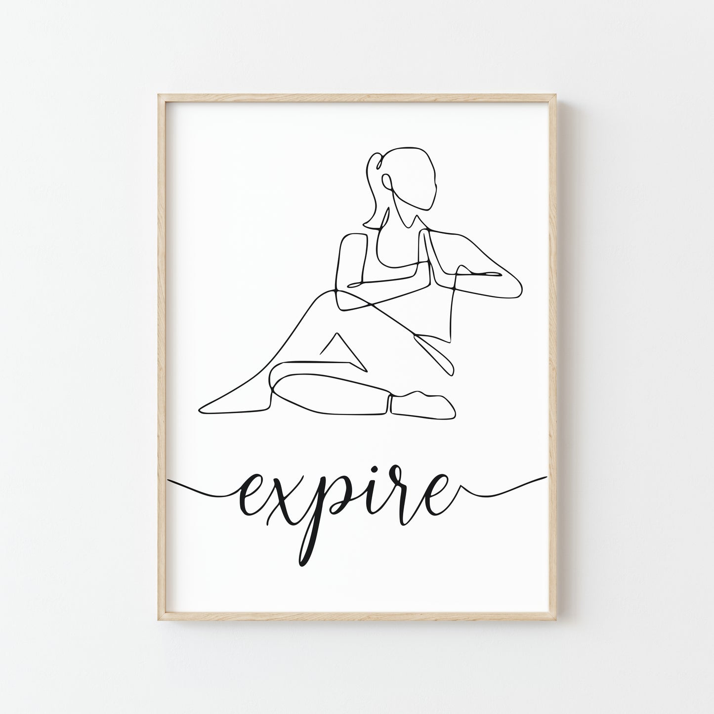 Affiche Inspire Expire Yoga - Une touche Zen Pour Votre Espace