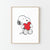 Affiche Snoopy Love: Offrez de l'Amour avec Style!