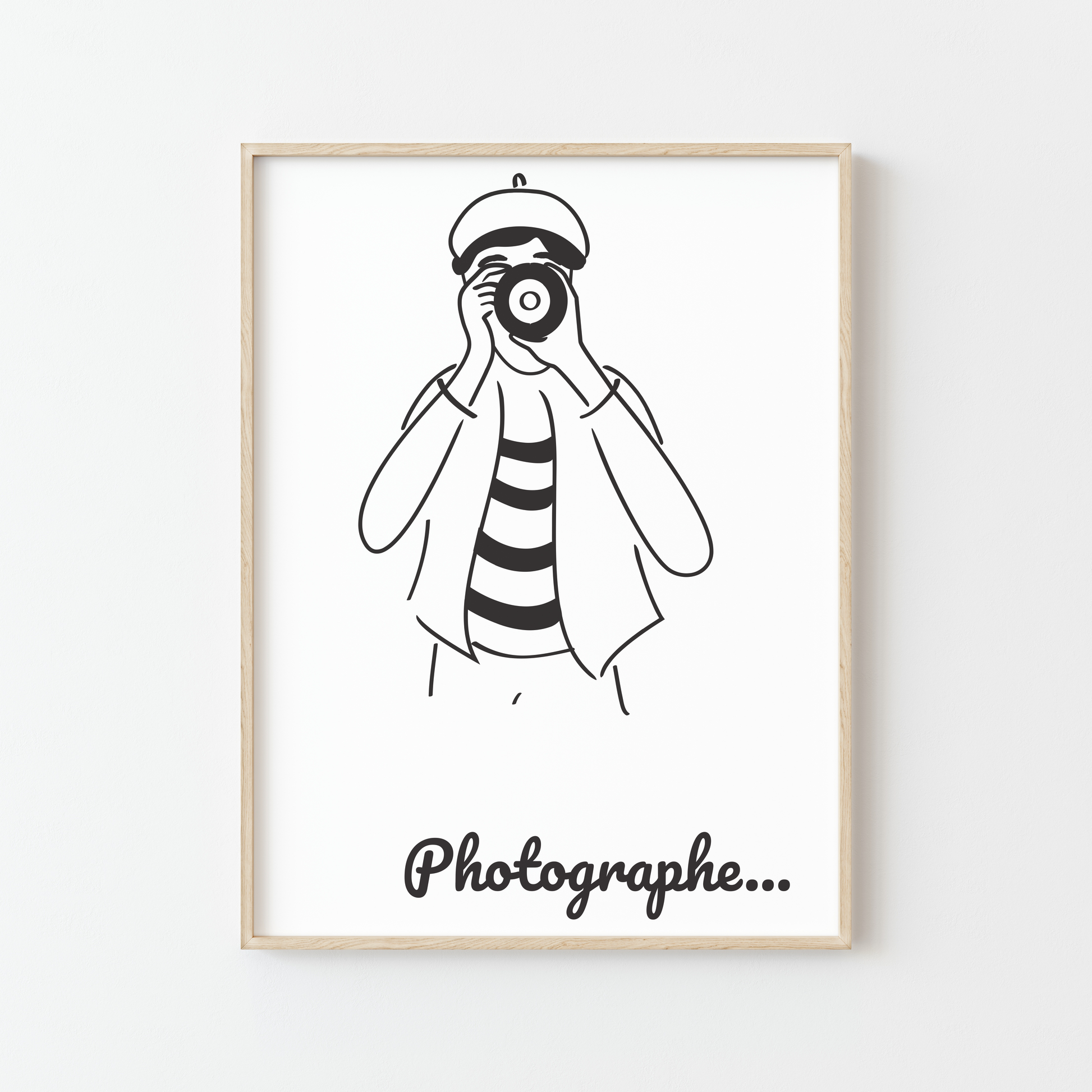 affiche-photographe-minimaliste-noir-blanc-a4-cadre