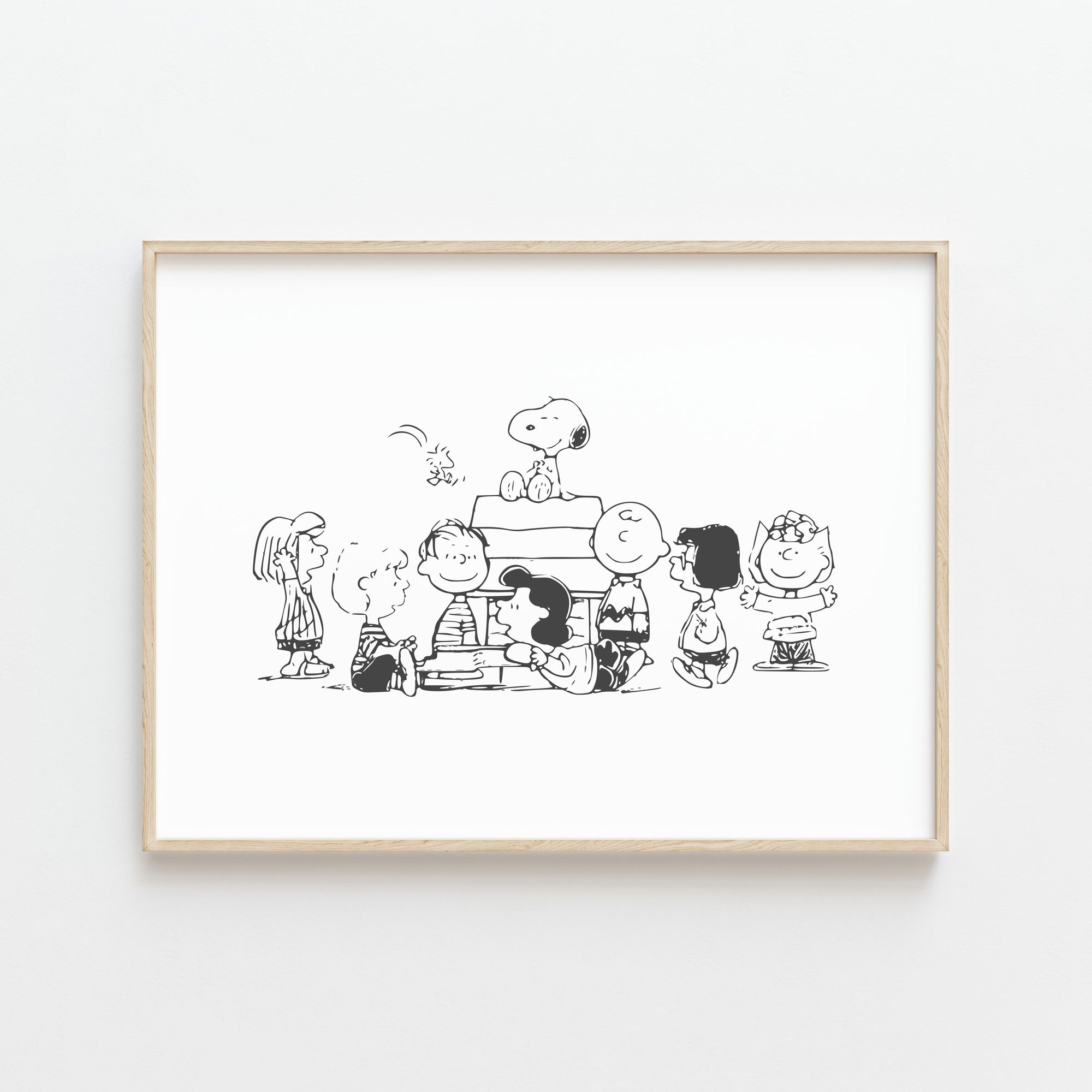 Poster Snoopy The Gang : Décoration d'intérieur pour les amoureux de Snoopy