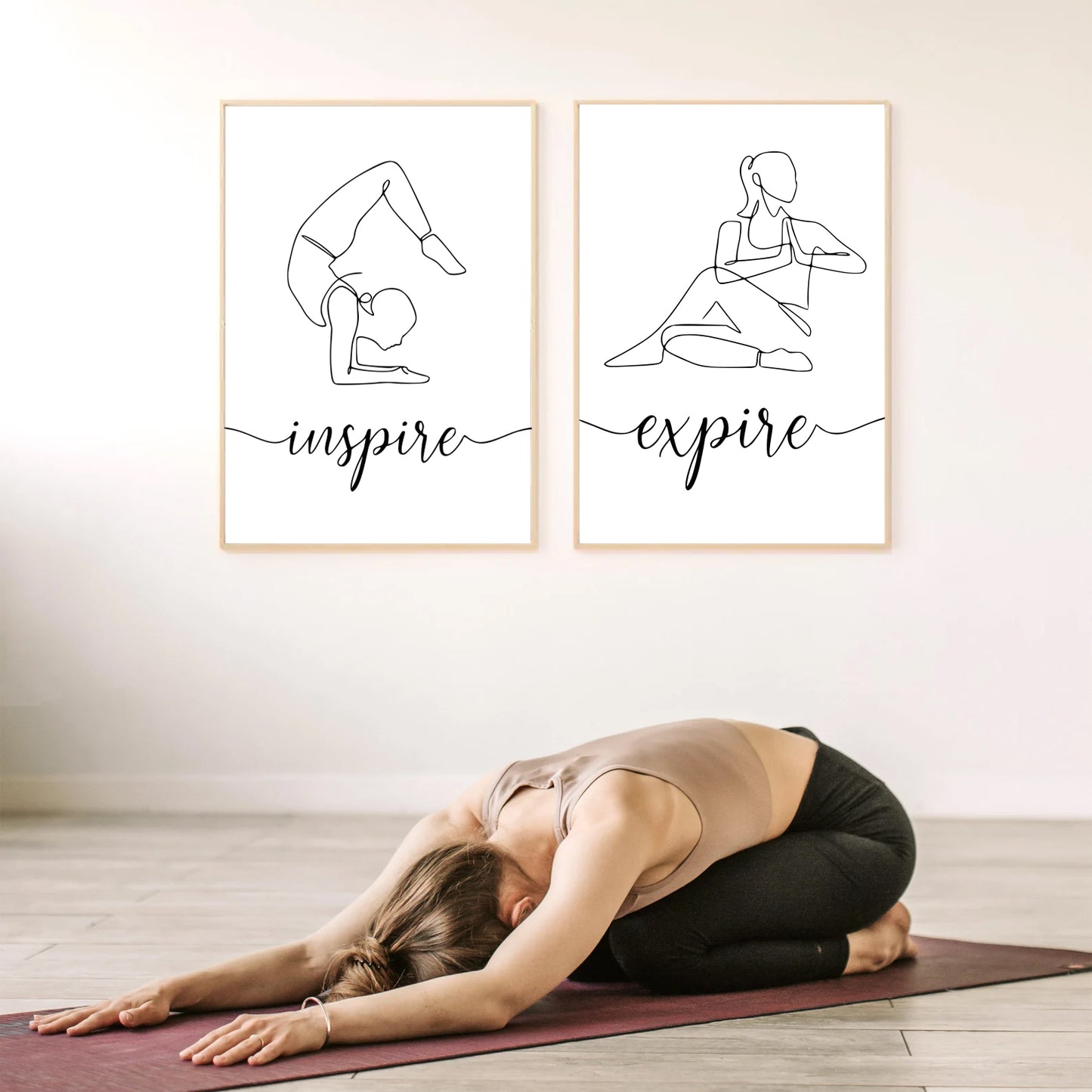 Affiche Inspire Expire Yoga - Une touche Zen Pour Votre Espace