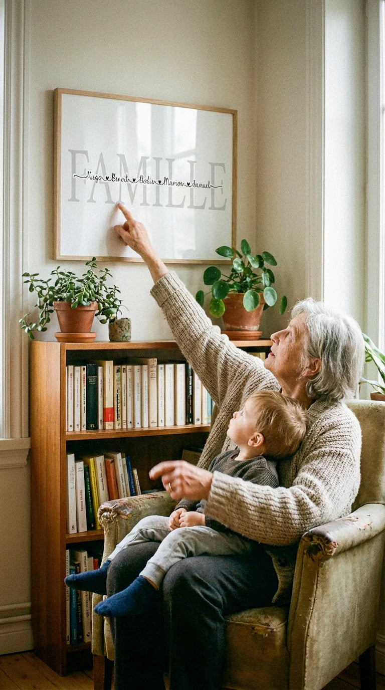 Affiche "Mot & Prénoms" – Édition Liens du Cœur