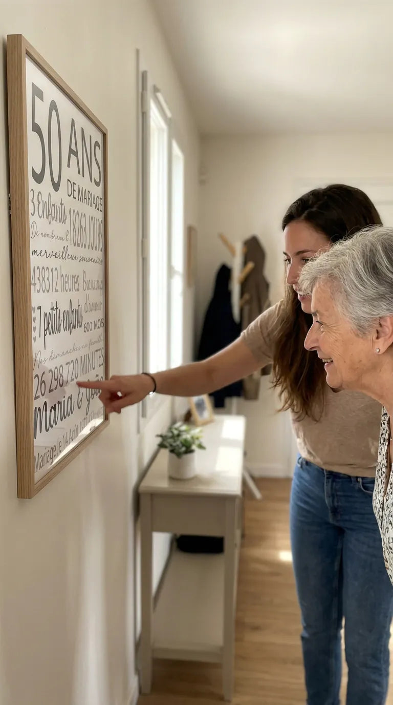 Affiche "Notre Couple" – Le Temps Qui Nous Unit