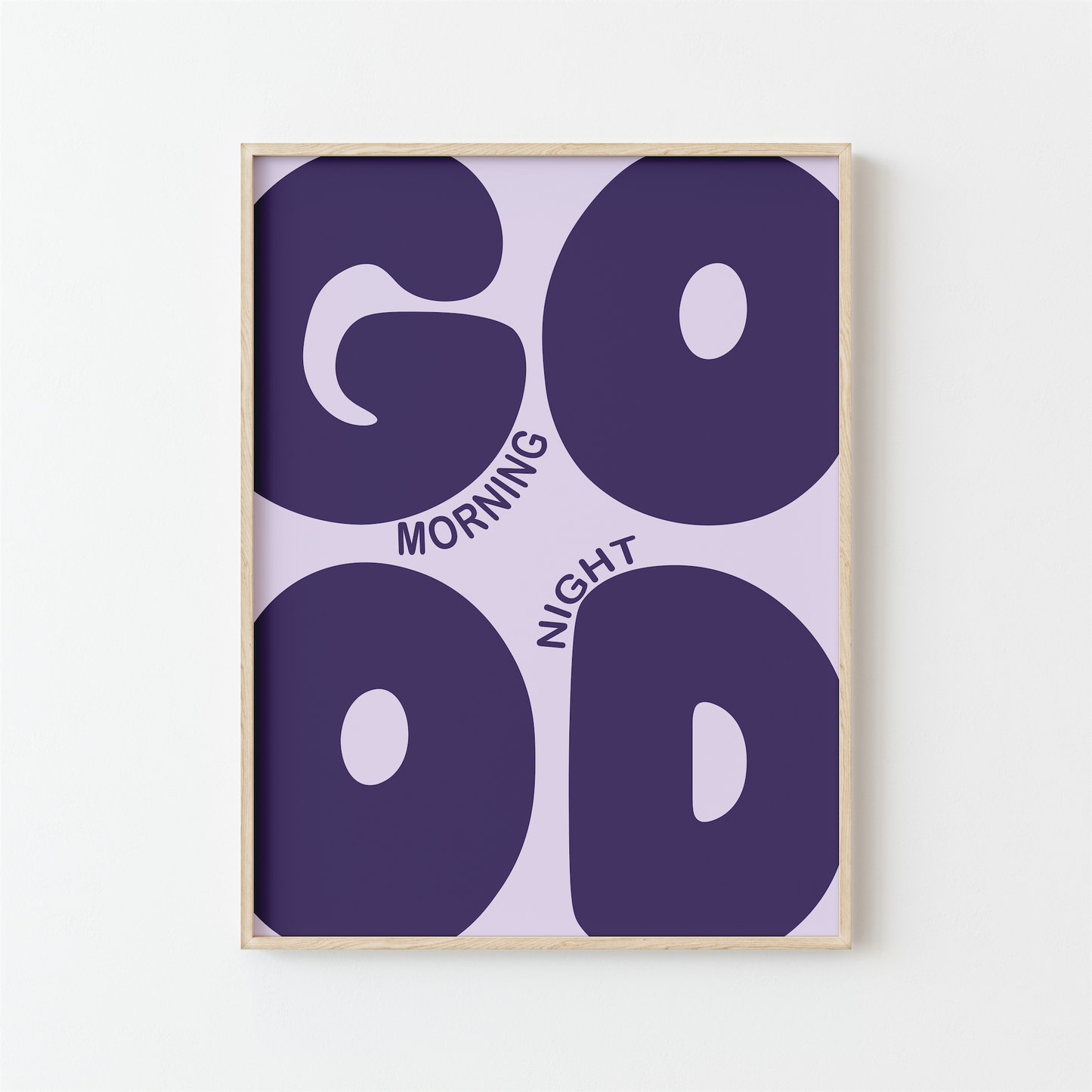 Affiche GOOD – Édition Morning/Night