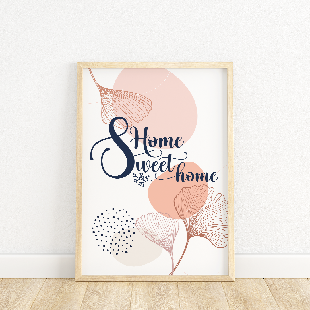 AFFICHE HOME SWEET HOME