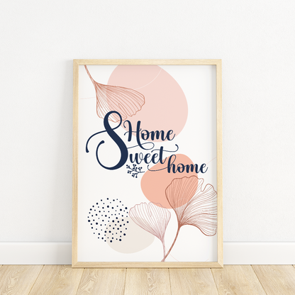 AFFICHE HOME SWEET HOME