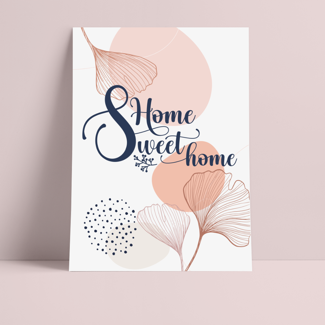 AFFICHE HOME SWEET HOME