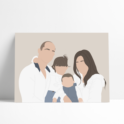 AFFICHE ILLUSTRÉE D'APRÈS VOTRE PHOTO : UN CADEAU ORIGINAL QUI TOUCHE LE COEUR