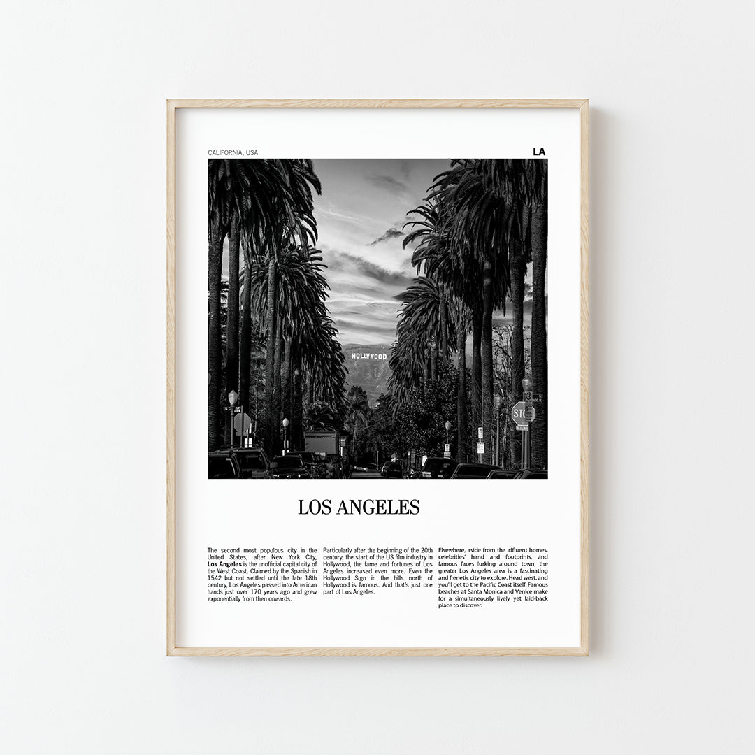 L'affiche Los Angeles : un hommage vintage