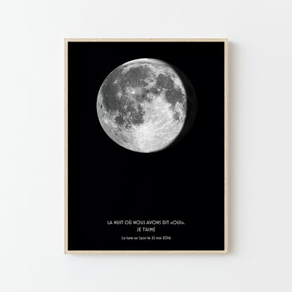 L'AFFICHE LUNE : UN SOUVENIR ÉTERNEL